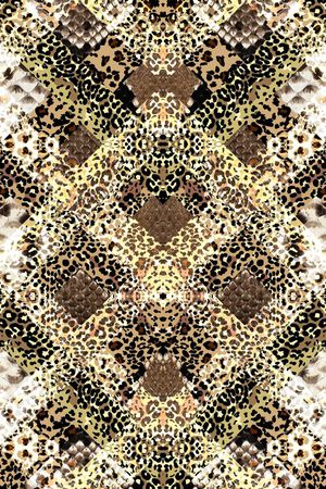 动物纹印花华亿平台图片