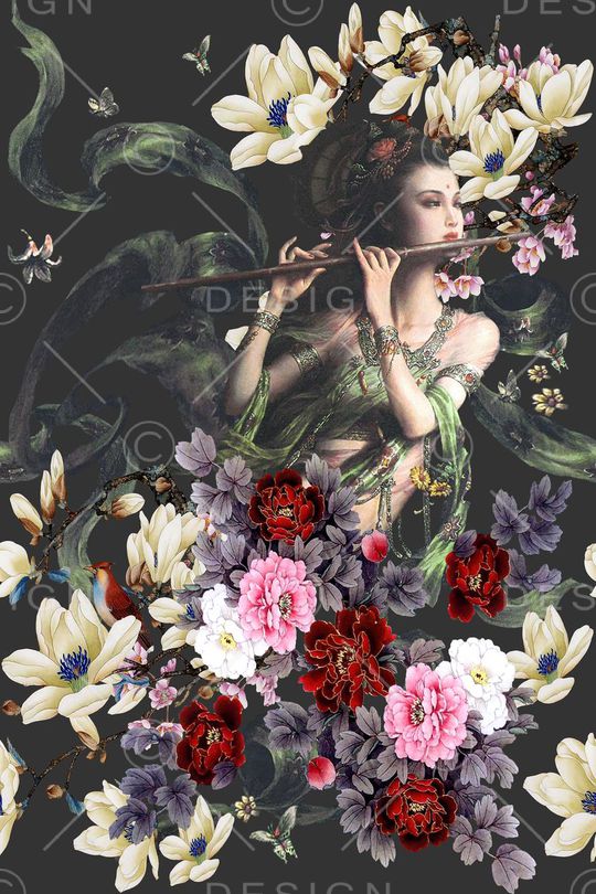 复古印花华亿平台图片