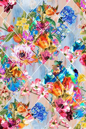 抽象印花华亿平台图片