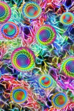 抽象印花华亿平台图片