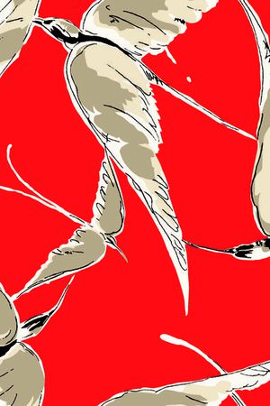 鸟印花华亿平台图片