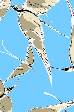 鸟印花华亿平台图片