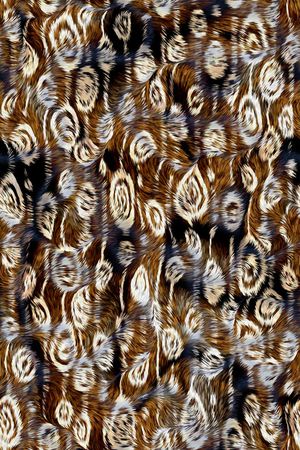 豹纹印花华亿平台图片