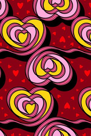 心形印花华亿平台图片