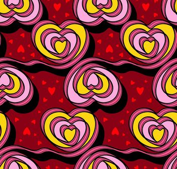 心形印花华亿平台图片