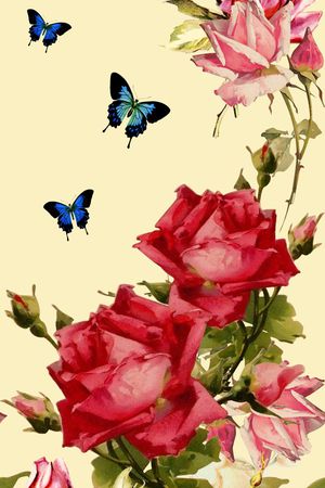 水彩印花华亿平台图片