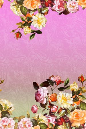 水彩印花华亿平台图片