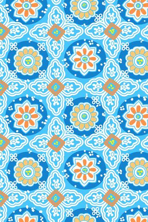 卷草纹印花华亿平台图片