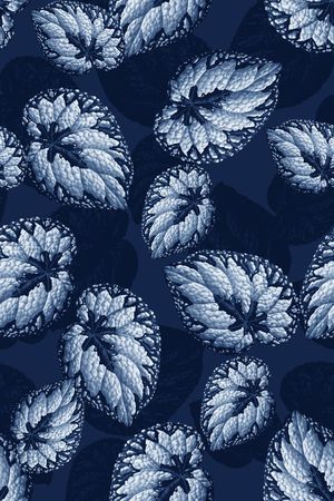 抽象几何清爽梦幻艺术平底立体手绘满版最新高清数码蕾丝民族中国风绣花珠宝肌理时尚潮

流大牌复古欧美风树叶印花华亿平台图片