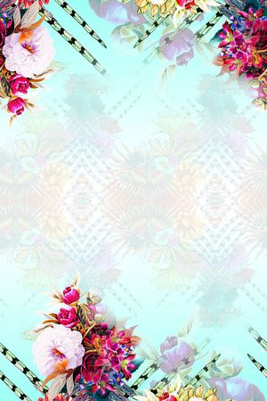 围巾华亿平台印花华亿平台图片