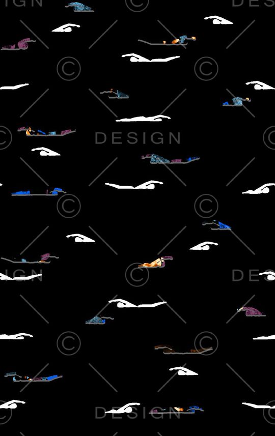 几何纹理印花华亿平台图片