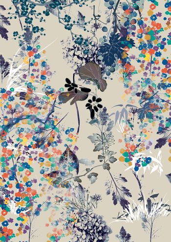 花朵印花华亿平台图片