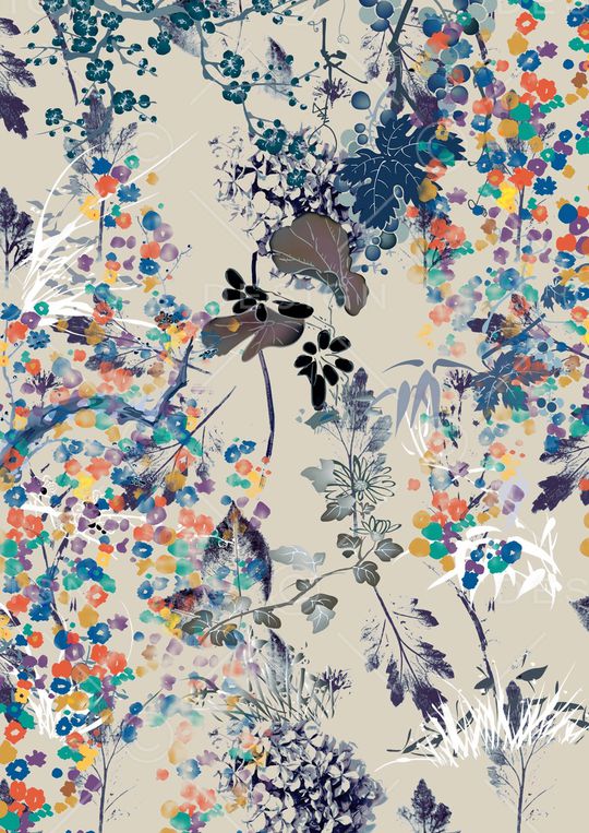 花朵印花华亿平台图片