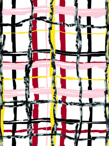 614750-笔刷格子 红色