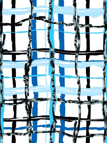 614752-笔刷格子 蓝色