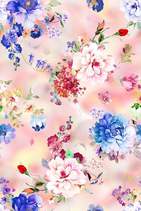 花朵印花华亿平台图片