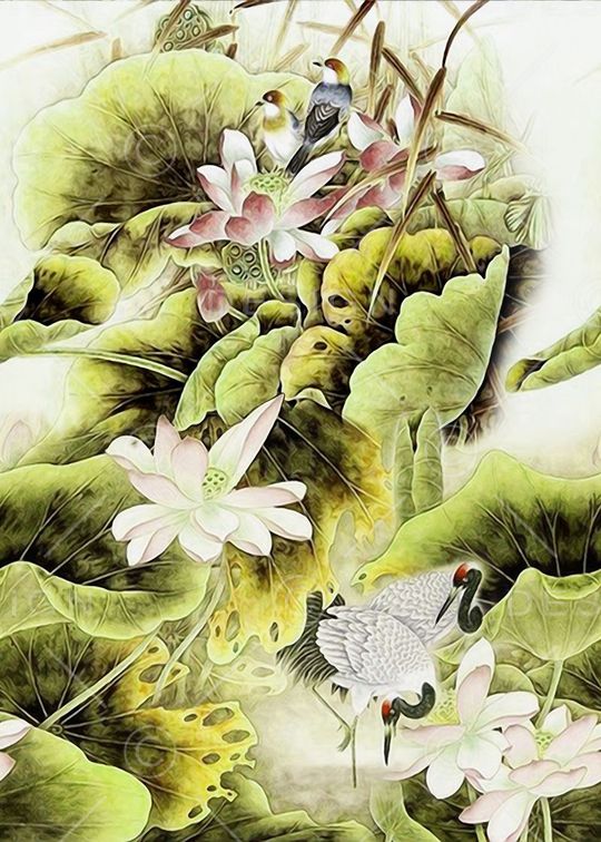 荷吓印花华亿平台图片