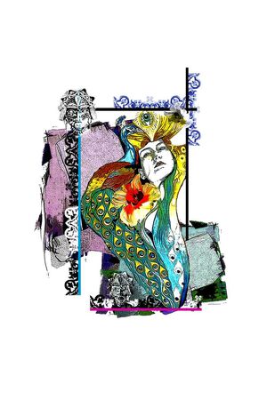 手绘印花华亿平台图片