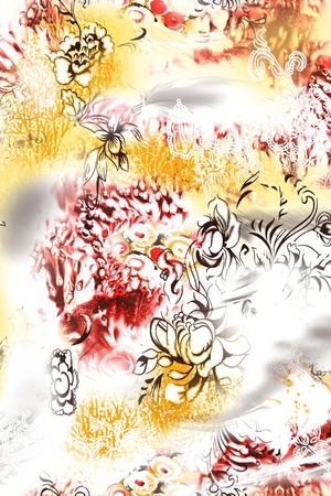 清爽印花华亿平台图片