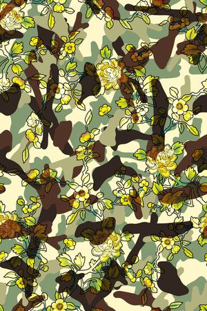 迷彩印花华亿平台图片