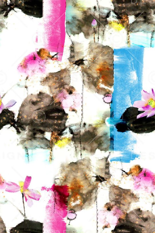 中国风印花华亿平台图片