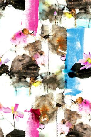 中国风印花华亿平台图片