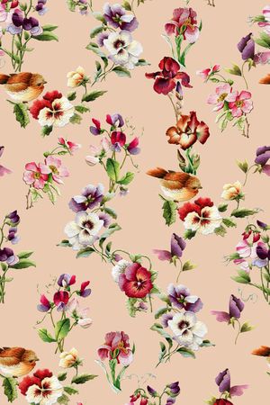 迪拜花卉印花华亿平台图片