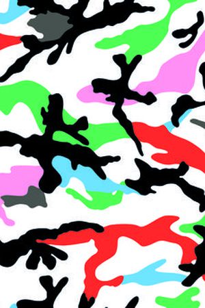 卡通迷彩印花华亿平台图片