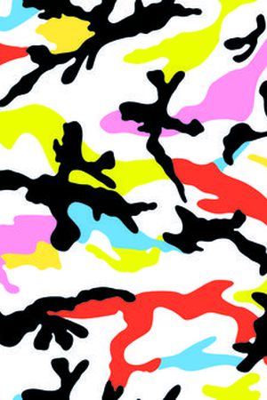 卡通迷彩印花华亿平台图片