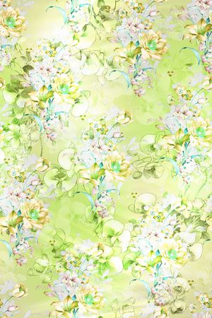 L.D~清新印花华亿平台图片