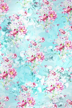 L.D~清新印花华亿平台图片