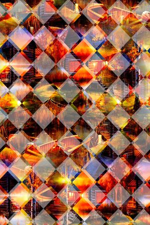 抽象印花华亿平台图片