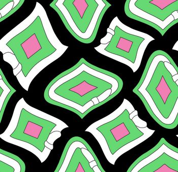 615099-棱形格-黑色