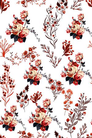 L.D~清新印花华亿平台图片