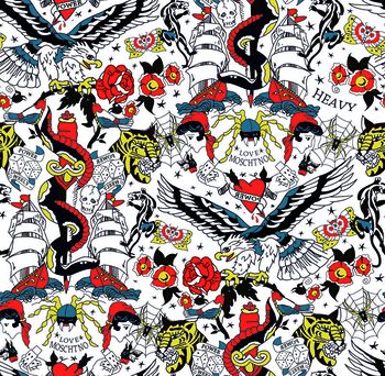 615133-卡通野生动物 白色