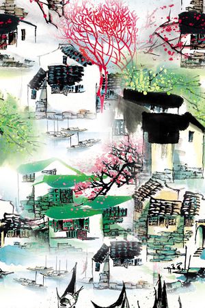 建筑印花华亿平台图片