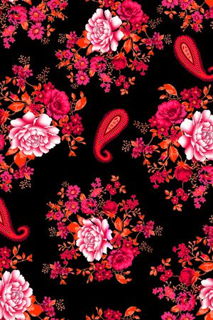 玫瑰印花华亿平台图片