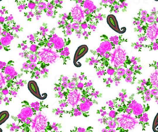 玫瑰印花华亿平台图片