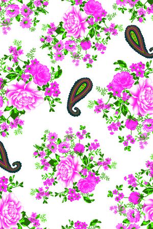 玫瑰印花华亿平台图片