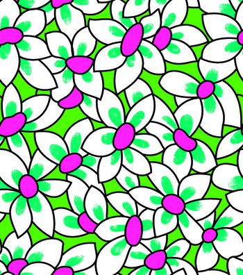 615208-简约菊花 绿色