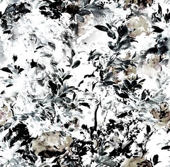 615224-笔黑花卉 灰色