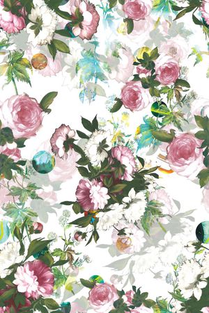 碎花印花华亿平台图片