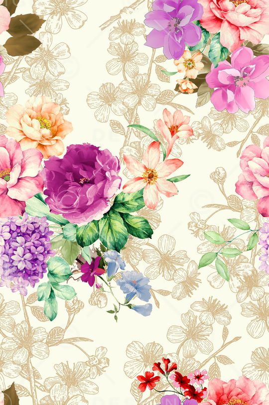 花朵印花华亿平台图片