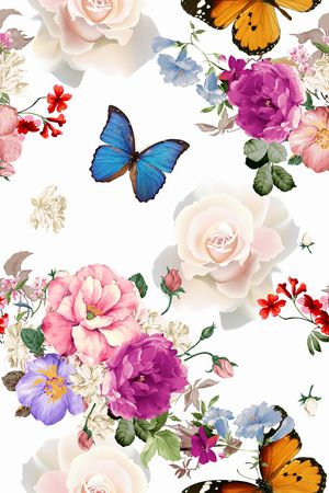 花朵印花华亿平台图片