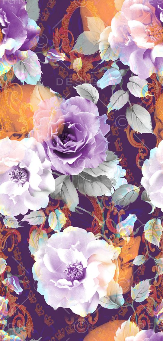 骷髅头印花华亿平台图片