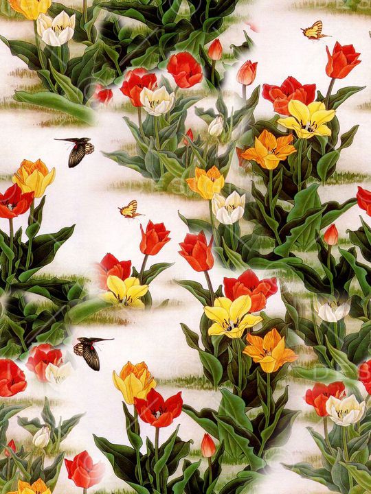 花朵印花华亿平台图片