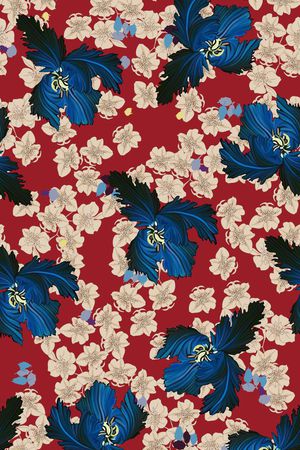 花瓣印花华亿平台图片