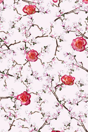 花朵印花华亿平台图片