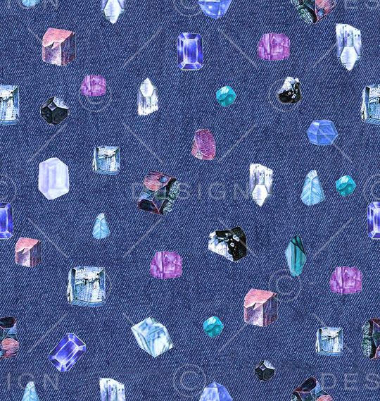 牛仔印花华亿平台图片