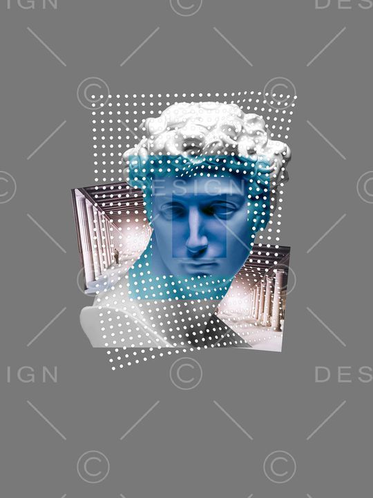 石膏像印花华亿平台图片